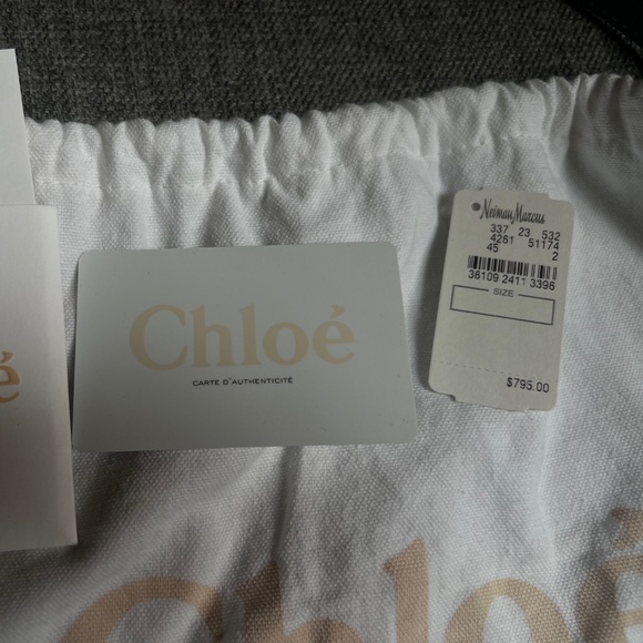 Chloe Light Blue Leather Mini Marcie Crossbody Bag Turquoise Summer Bag - Picture 14 of 15